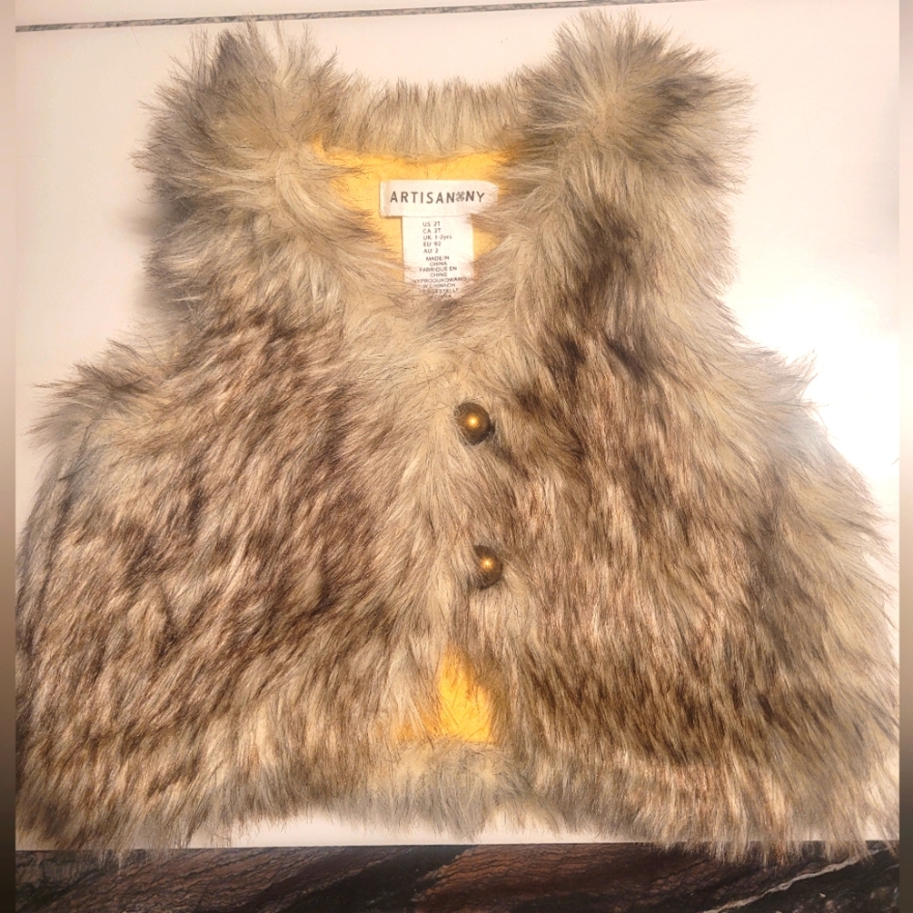 Artisan NY toddler's Faux Fur Jacket